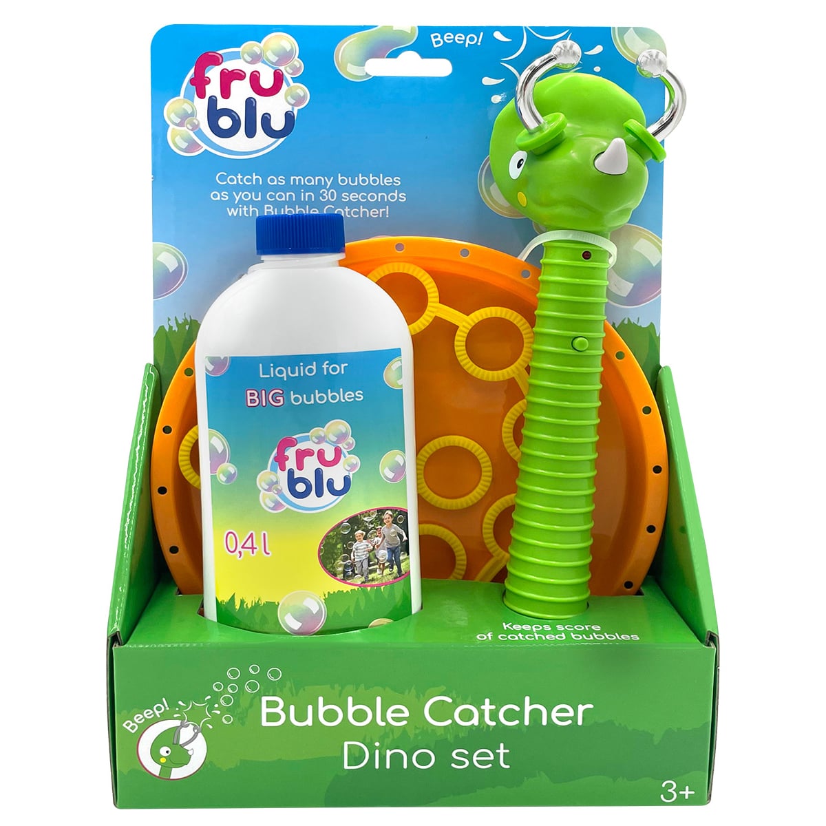 Set Baloane de Sapun Fru Blu Dino Bubble Catcher