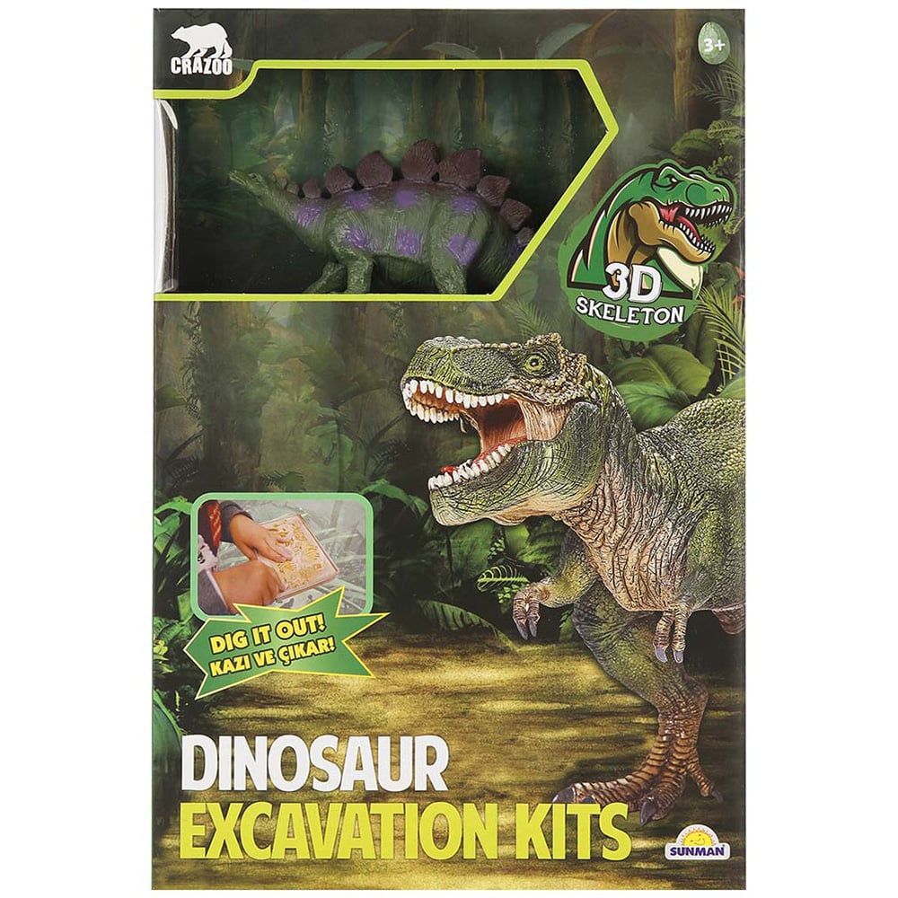 Kit Arheologic 3D Skeleton Stegosaurus