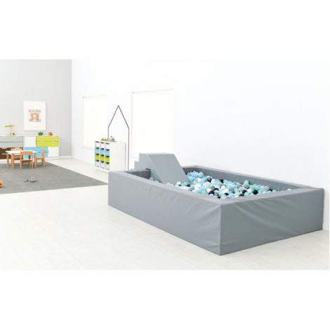 Piscină Bile Gri 2x3m Moje Bambino - Spumă Sigură - imagine 4