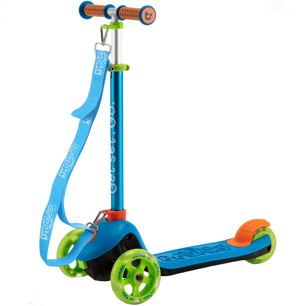 Trotineta Trunki Albastru Pliabilă, Ghidon Reglabil, 50kg - imagine 5