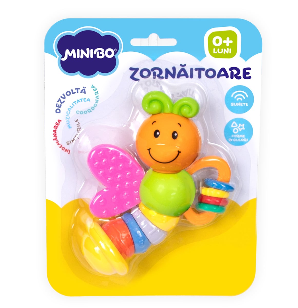Zornaitoare Minibo Albinuta | Jucarie Bebelusi