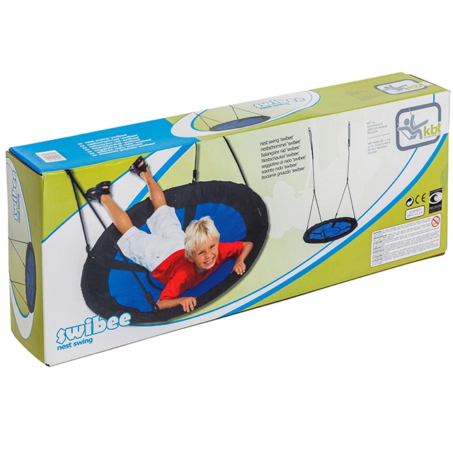 Leagan cuib swibee KBT, albastru-negru - imagine 2