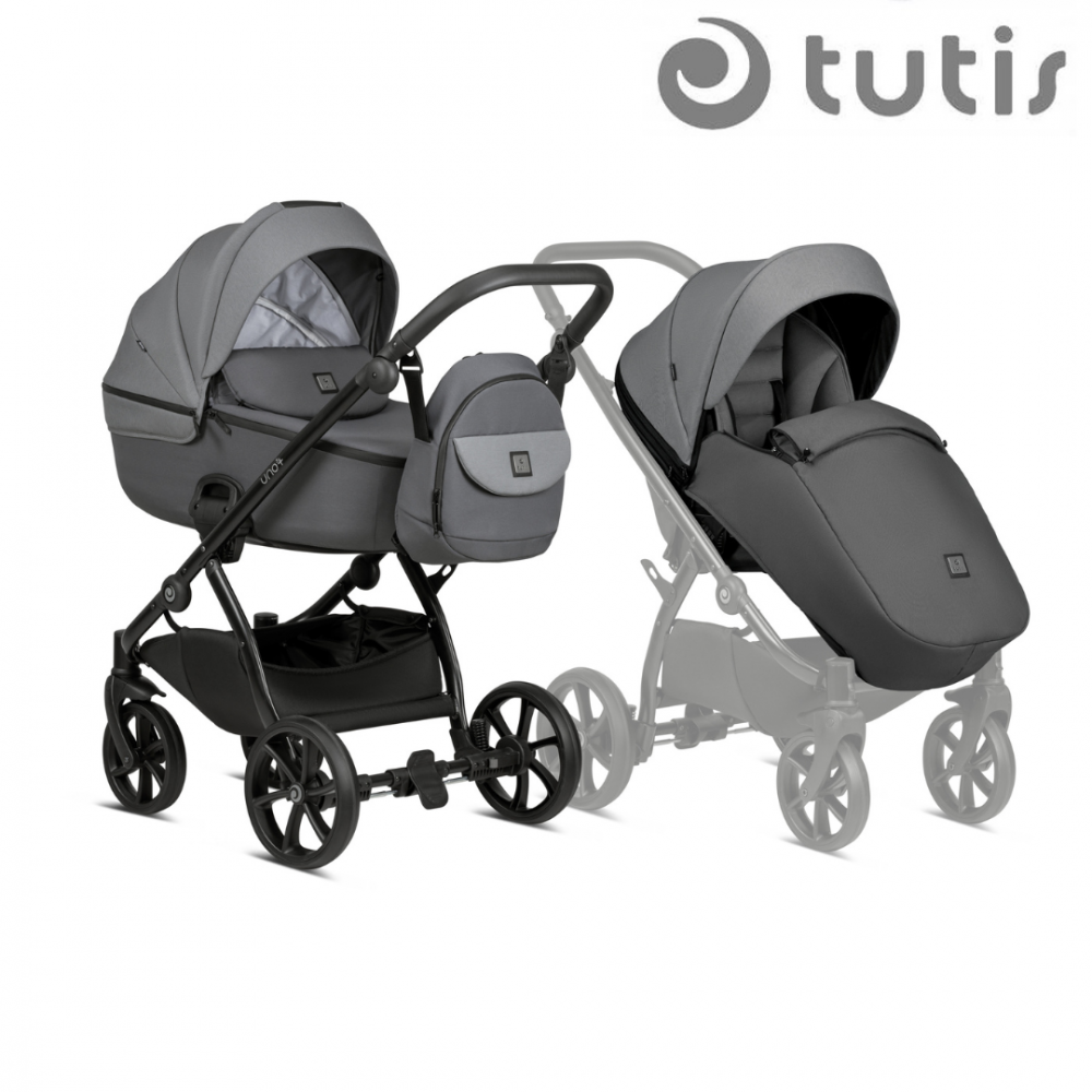 Tutis Uno 5+ Grey - Carucior 2 în 1 Premium - imagine 6