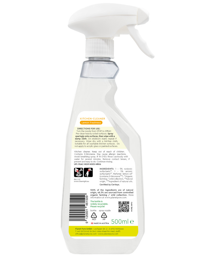 Detergent Bucătărie Bio Planet Pure Lamaie 500ml