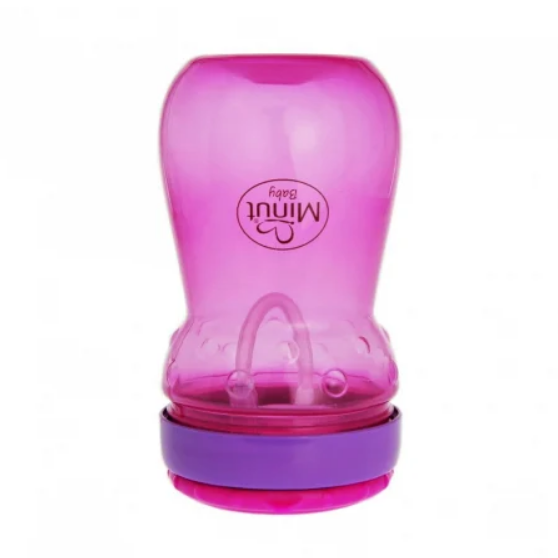 Cana anticurgere Minut Baby cu pai mobil - Roz - imagine 2
