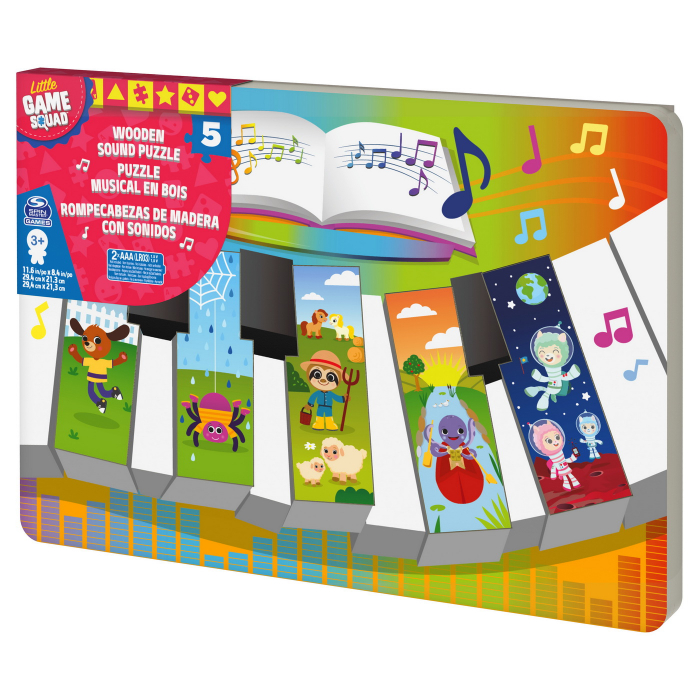 Puzzle Pian Lemn Sunete | Jocuri Educative