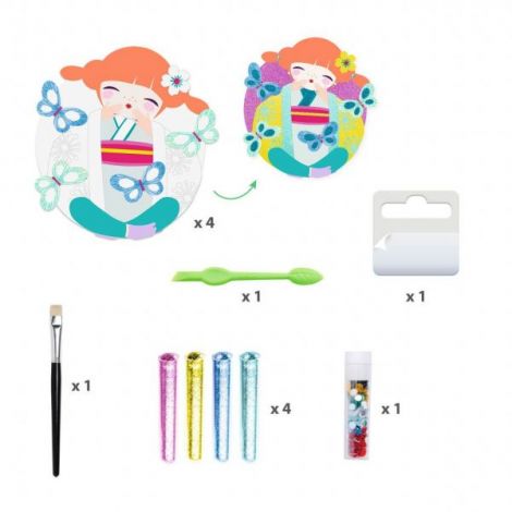 Atelier Creativ Sclipici Djeco | Fără Mizerie - imagine 3