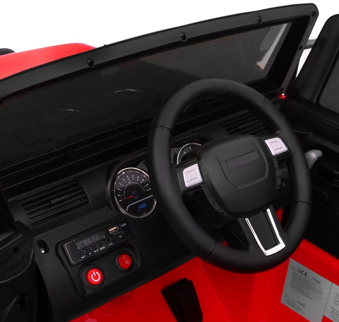 Masinuta Electrica SUV ALL TERRAIN Rosu - Autokids - imagine 5