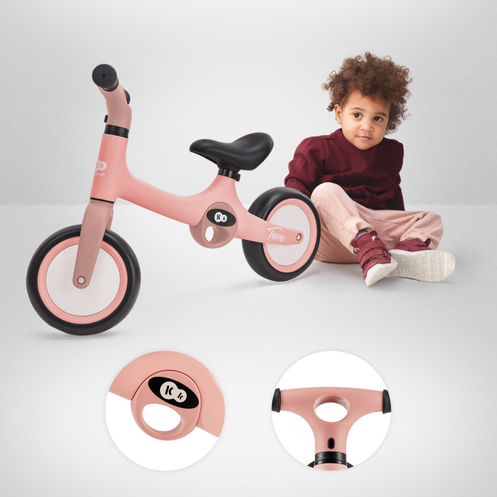 Kinderkraft Tove Roz - Bicicletă Echilibru Ușoară - imagine 7
