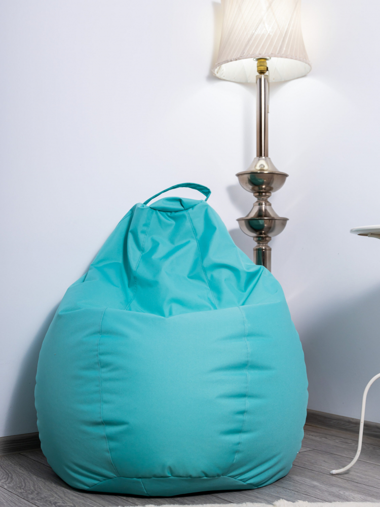 Fotoliu Puf Turcoaz XXL Decoriciu | Confort Maxim