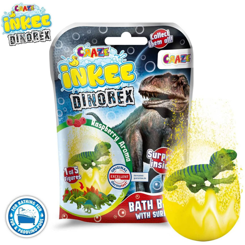 Bila Efervescentă Craze Inkee cu Dinozaur - imagine 2