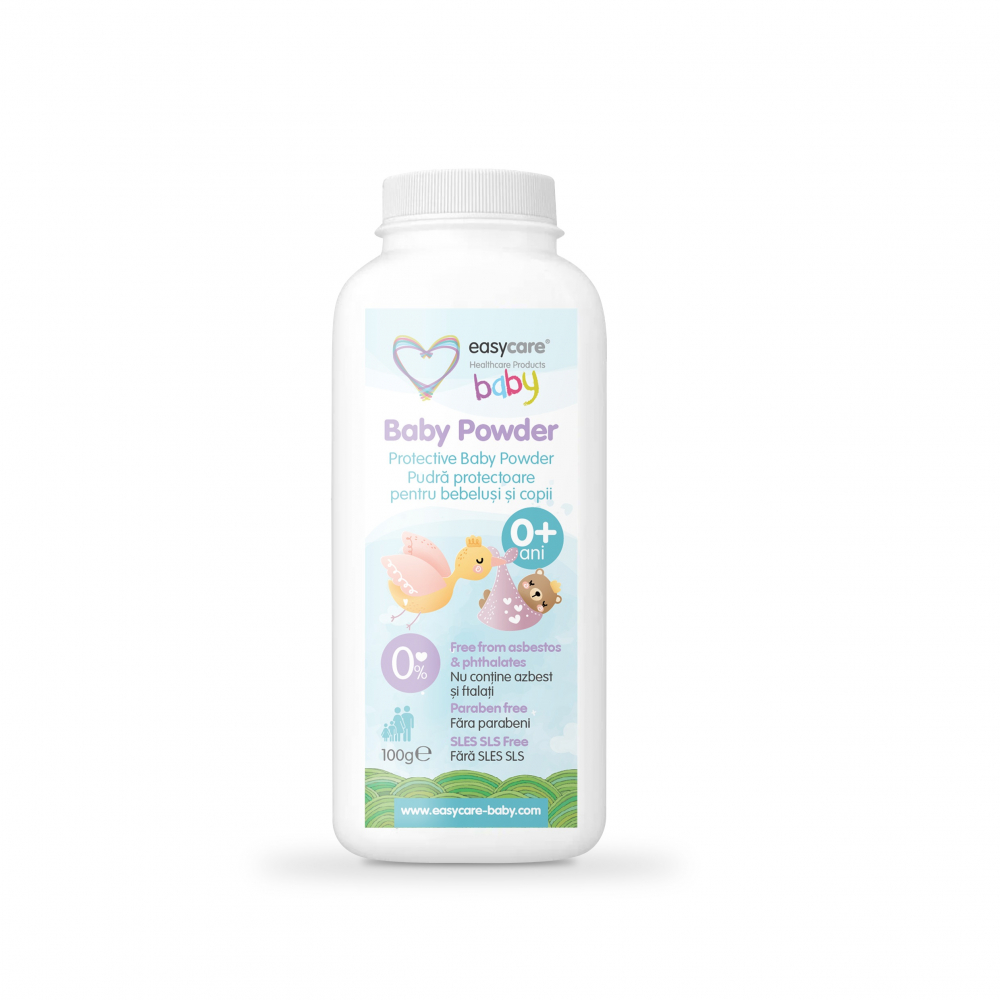 Pudra Talc Easycare Baby 100g Anti-Iritație