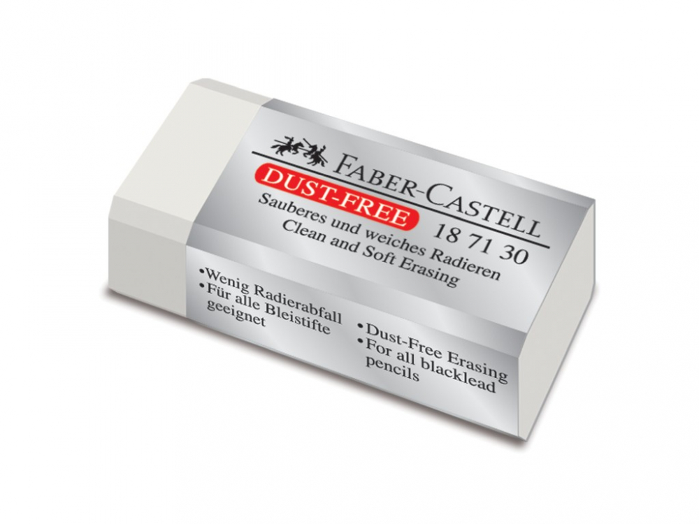 Radiera Faber-Castell Dust Free 30 Alba