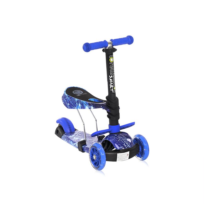 Trotineta Lorelli Smart Blue cu 3 Roti LED - imagine 9