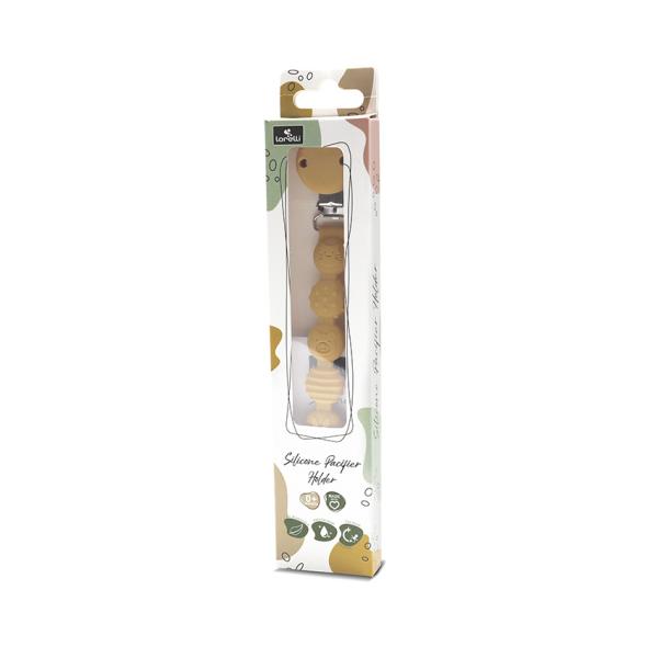 Lorelli Lant Silicon Suzeta Galben 0+ - imagine 3