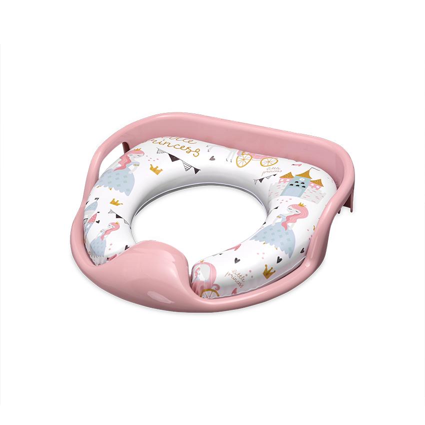 Reductor Toaleta Lorelli Pink Princess cu Manere - imagine 2