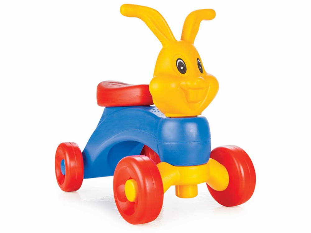 Ride-on Pilsan Bunny Friends Blue, 3+ ani