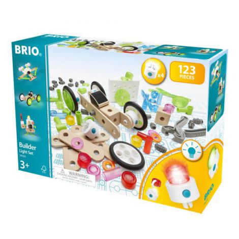Set Constructie cu Lumini Brio, 120 Piese
