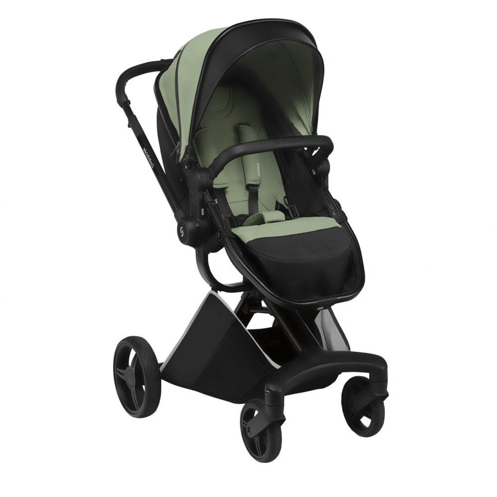 Carucior 2 in 1 Skiddou Nasjo Wild Climber, Verde - imagine 2