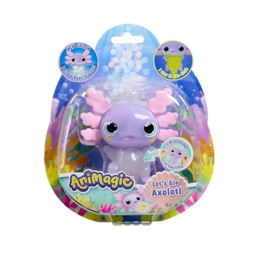 Jucărie Axolotl AniMagic - Luminează în Apă - Mov
