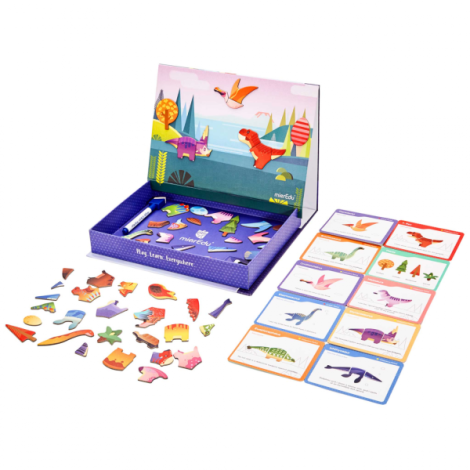 Puzzle Magnetic Dinozauri Mieredu - Creativitate - imagine 3