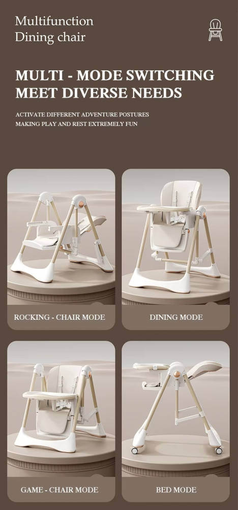 Scaun Little Mom 3-in-1 Ergonomic pentru Copii - imagine 7