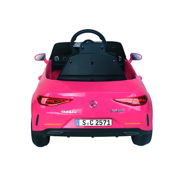 Mașinuță Electrică Mercedes CLS350 Roz, 60W, Telecomandă - imagine 6