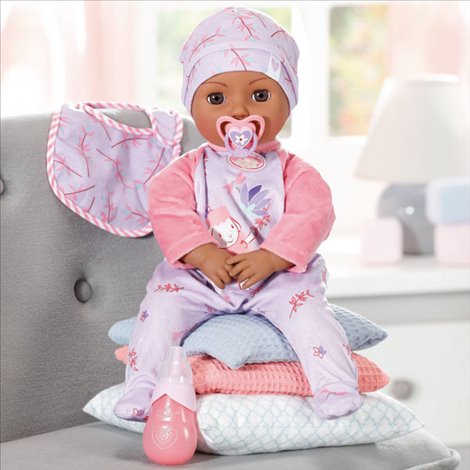Baby Annabell Leah 43 cm - Papusica Interactiva - imagine 4