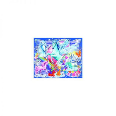 Puzzle Unicorni cu Sclipici, 100 piese, Ravensburger - imagine 2