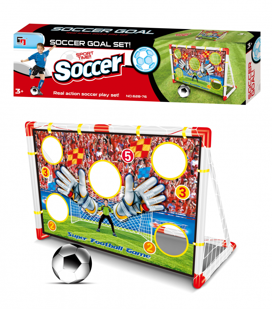 Set Poartă Fotbal Malplay cu Plasă și Minge