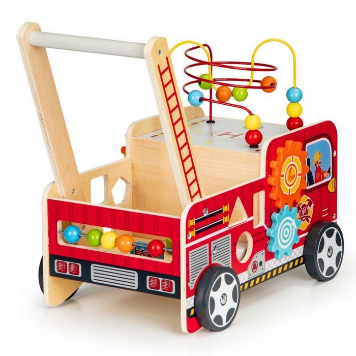 Antemergător Ecotoys cu Blocuri din Lemn - imagine 4