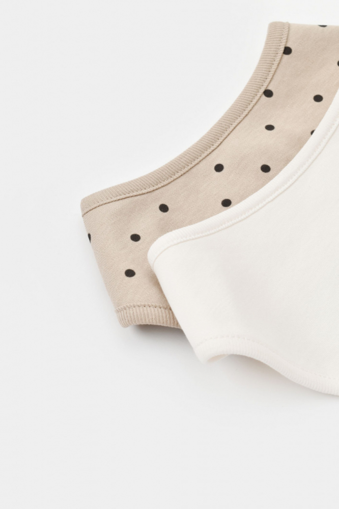 Set 2 Bavete BabyCosy Bumbac Organic Ecru