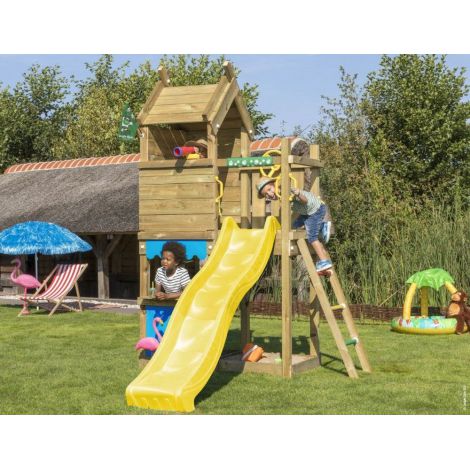 Jungle Gym Resort Turn Lemn cu Tobogan - imagine 2