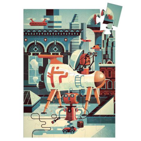 Puzzle Djeco Robotul Bob - 36 piese creative - imagine 2