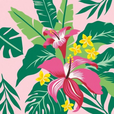 Set Pictură pe Numere Plante Tropicale Ravensburger