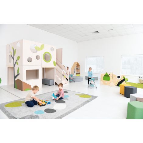 Complex Joacă Flora Moje Bambino - Lemn Interior - imagine 23
