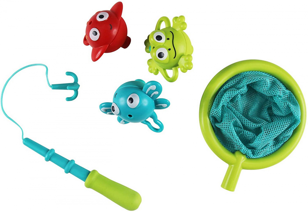 Set de pescuit Hape, dublu, jucărie educativă - imagine 2