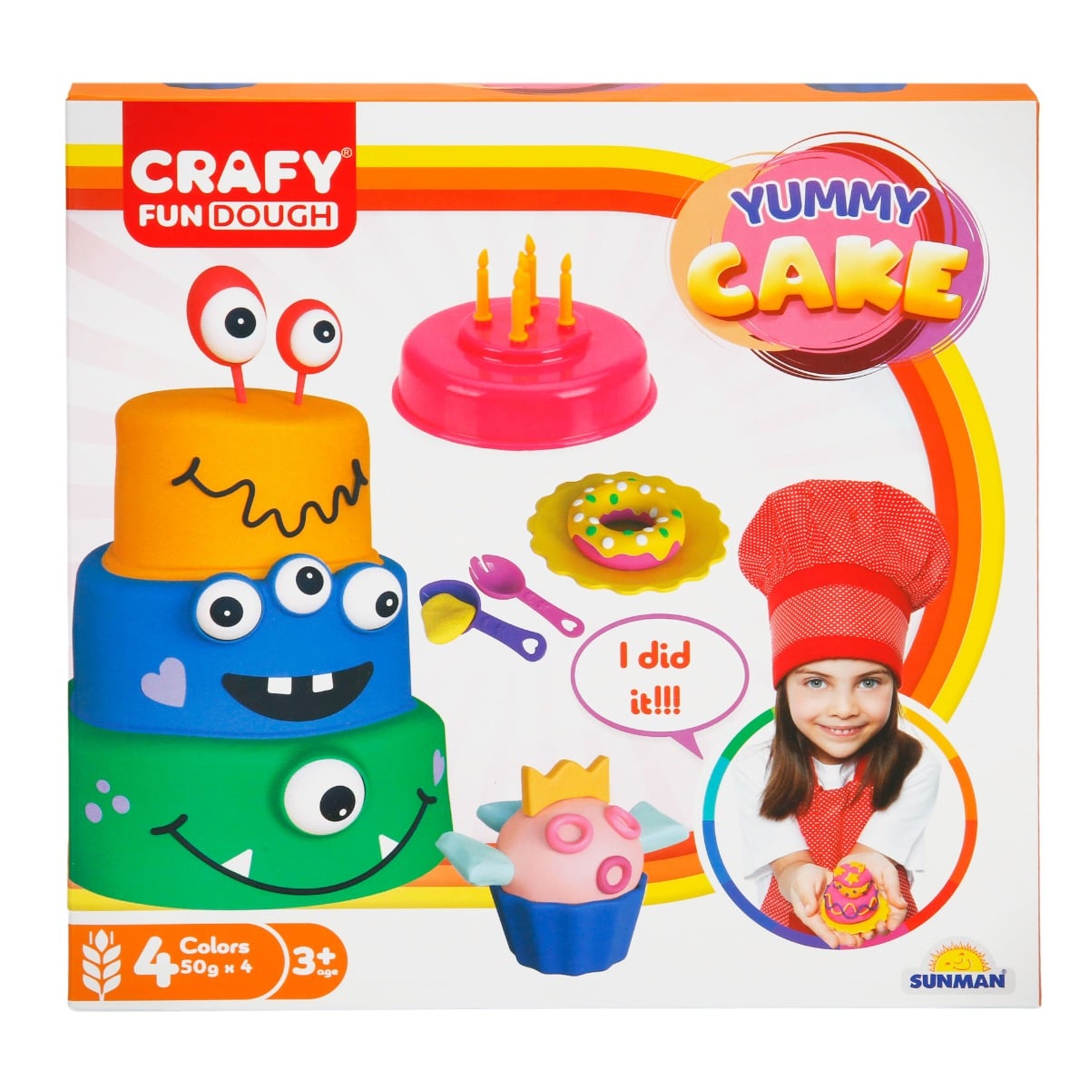 Set Modelare Cofetărie Crafy, 17 Piese