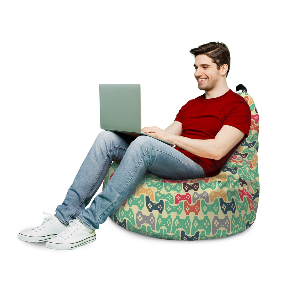 Fotoliu Puf Updeco Big Chill pentru Relaxare și Joacă - imagine 3