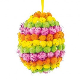 Pom-pom Gliter Autoadeziv Baker Ross - Set 150 Buc - imagine 3