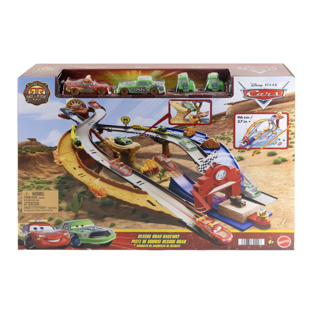Mattel Cars Circuit Salvare 3 Masinute Metalice