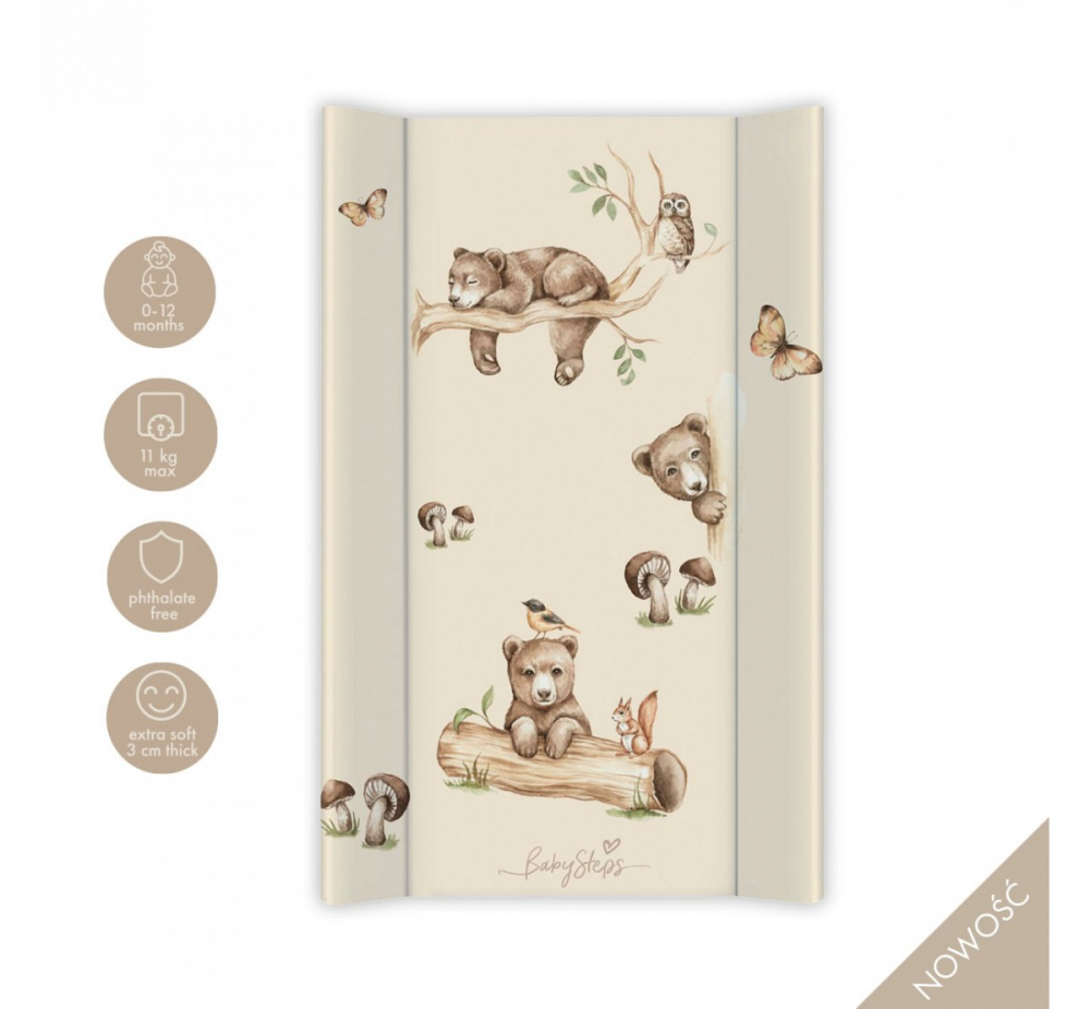 Saltea înfășat Happy Bear 50x80 cm