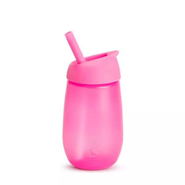 Cana Munchkin cu pai Easy Clean, 296ml, Roz - imagine 2