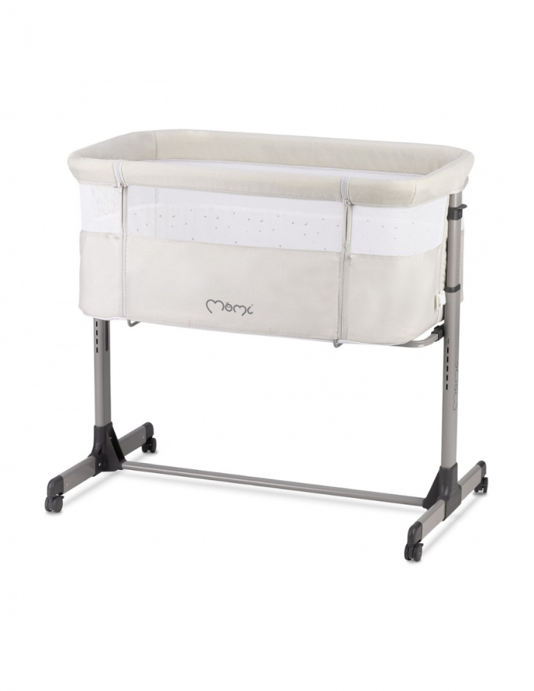 Patut Co-sleeper MoMi Revo Light Grey, 2-in-1 - imagine 6