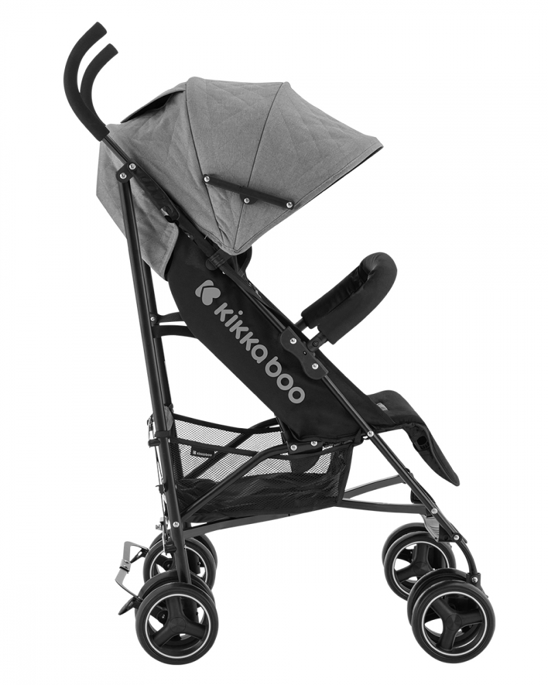 Carucior Sport KikkaBoo Beetle Grey, Pliere Umbrela - imagine 5