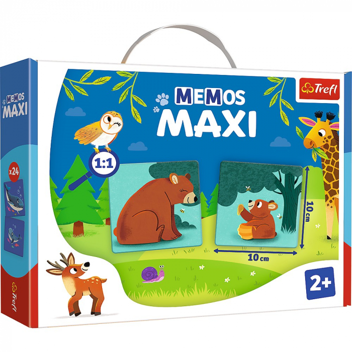 Joc Memos Maxi Animale Trefl | Joc Educațional Copii