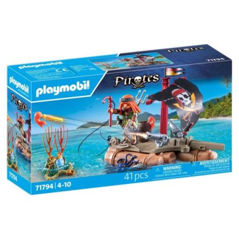 Playmobil Pluta Piraților cu Comoară - Jucărie - imagine 2