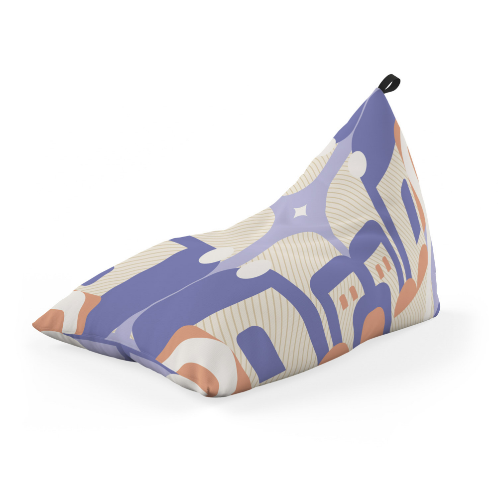 Fotoliu Puf Bean Bag Updeco Mov Relaxare - imagine 4