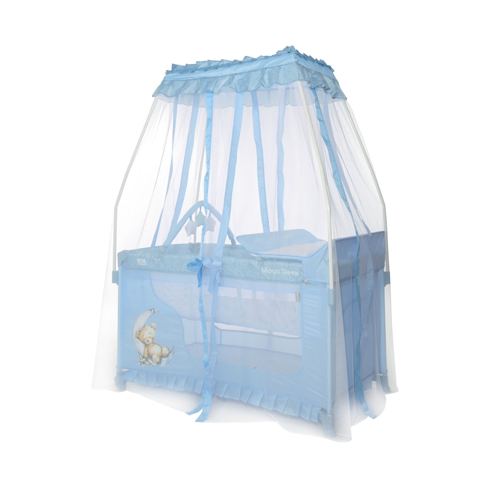 Patut pliabil Lorelli Magic Sleep Blue Moon - imagine 3