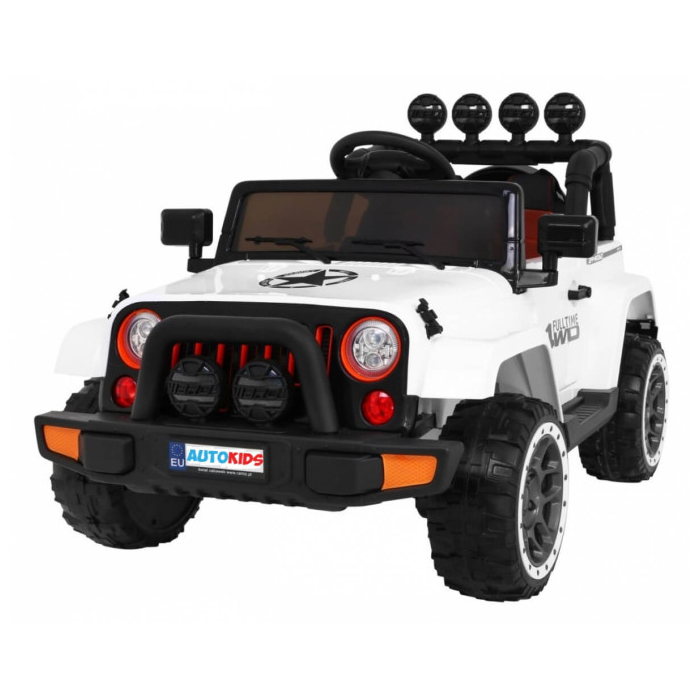 Masinuta Electrica 4x4 FULL TIME Alb Autokids
